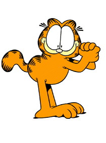 210x284 Garfield Clip Art