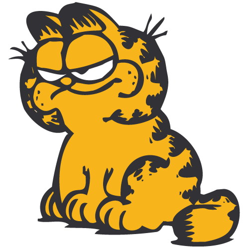 500x500 Garfield Clip Art Clipart Panda