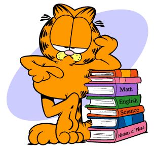 310x301 Garfield School Clipart