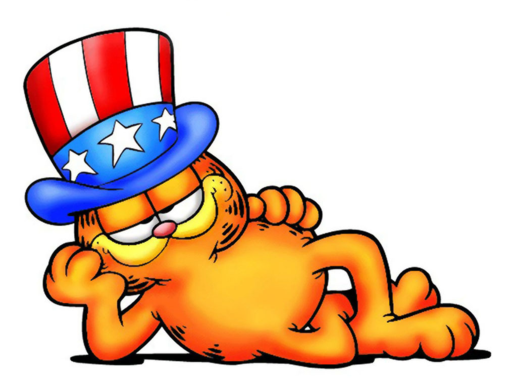 1024x768 Garfield Clipart Thumbs Up