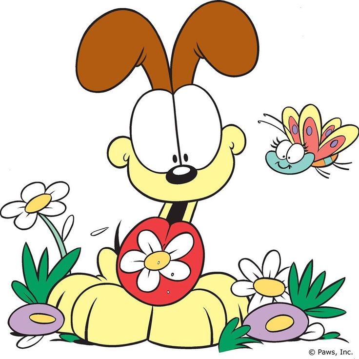 736x736 Spring Clipart Garfield