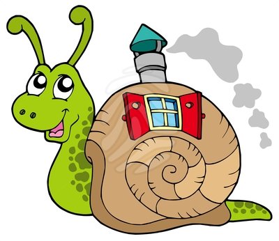 400x346 Snail Clipart 2 Image