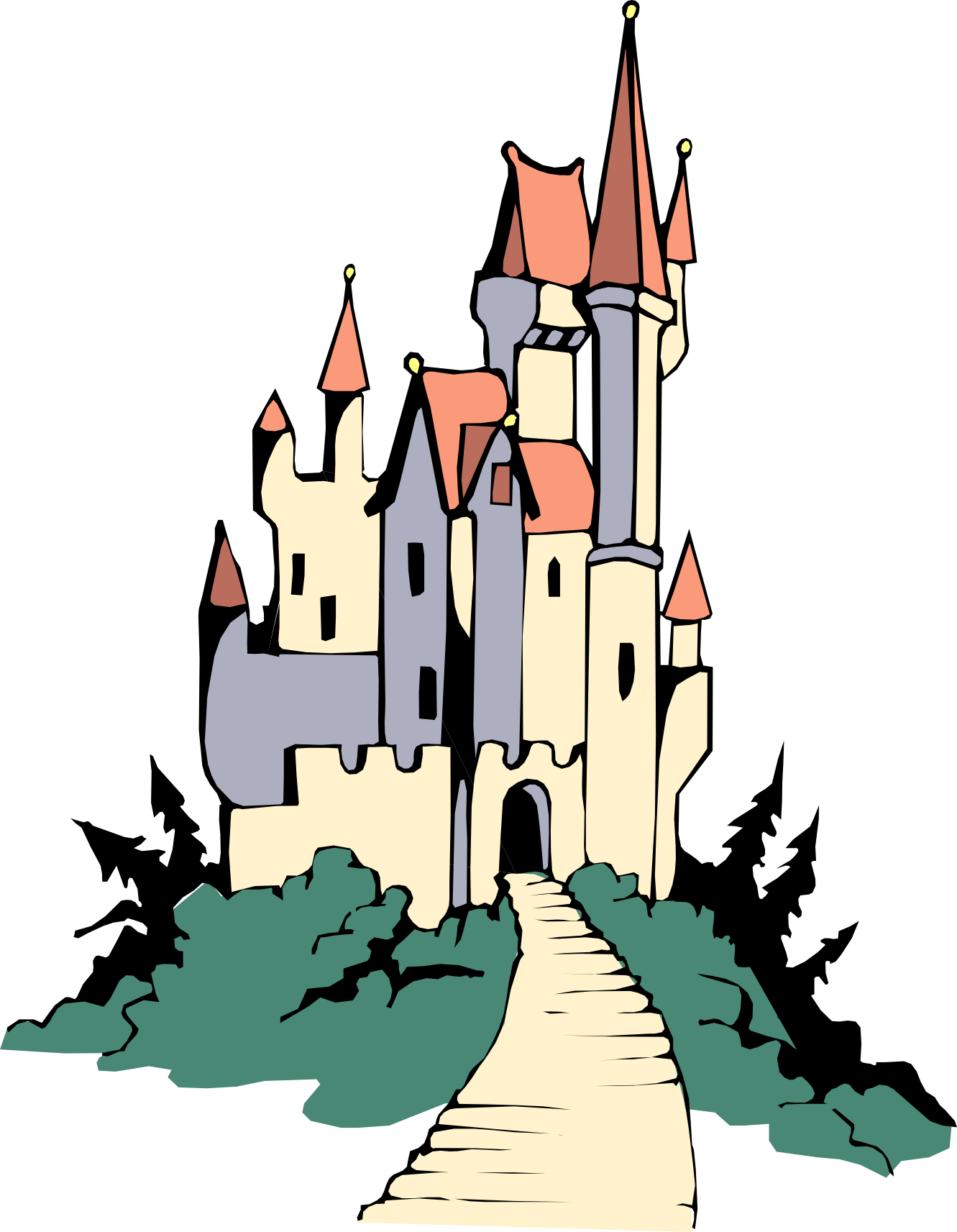 1331x1713 Palace Clipart Vector Clip Art Of A Large Royal Castle