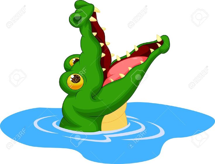 736x563 Crocodile In The Water Clipart Reptile Jumping Out Of Classroom