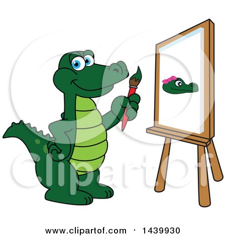 450x470 Royalty Free (Rf) Gator Mascot Clipart, Illustrations, Vector