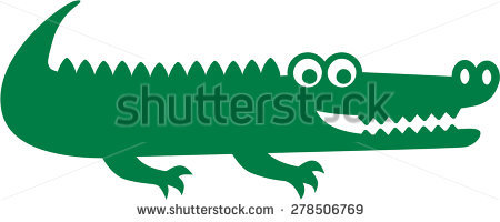 450x200 Alligator Silhouette Clip Art 101 Clip Art