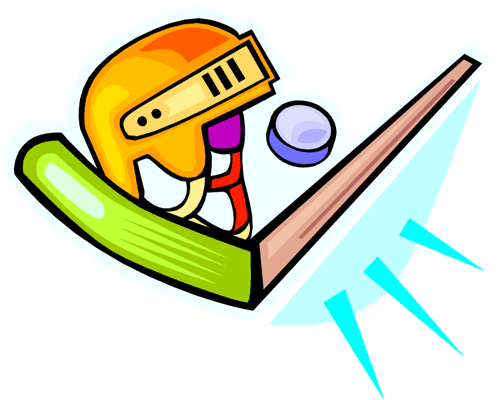 500x400 Hockey Equipment Illustration