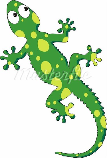375x550 Clipart Lizard