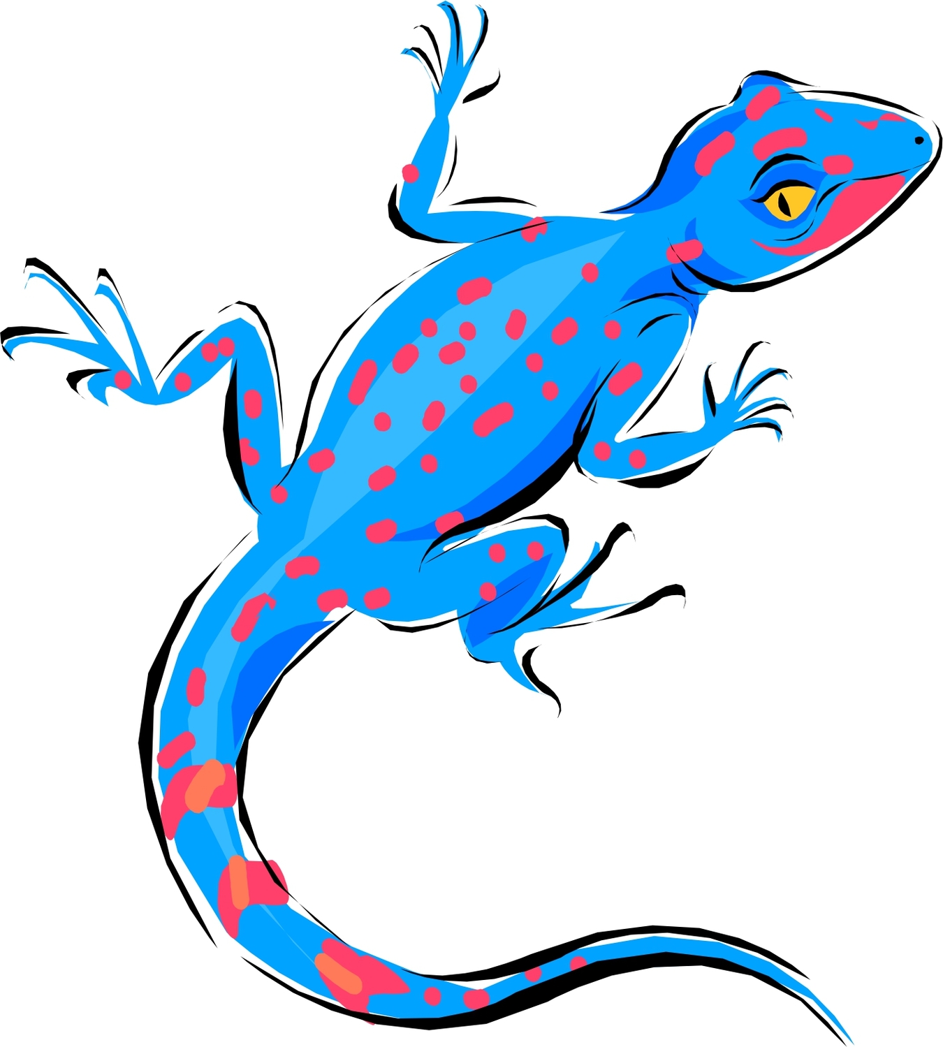 1350x1499 Lizards Clipart