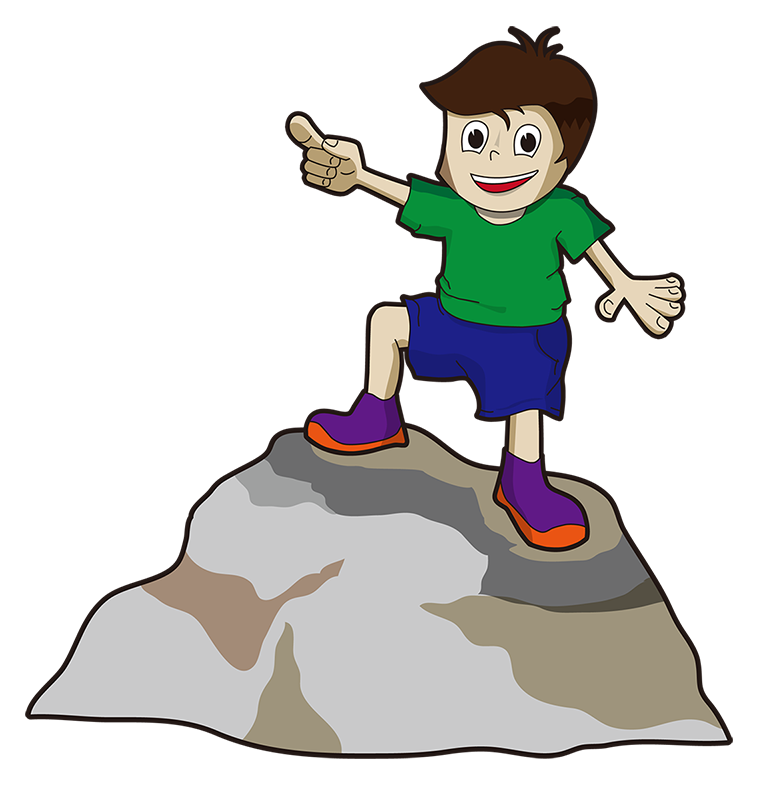 759x786 Geek Clipart Boy Pointing