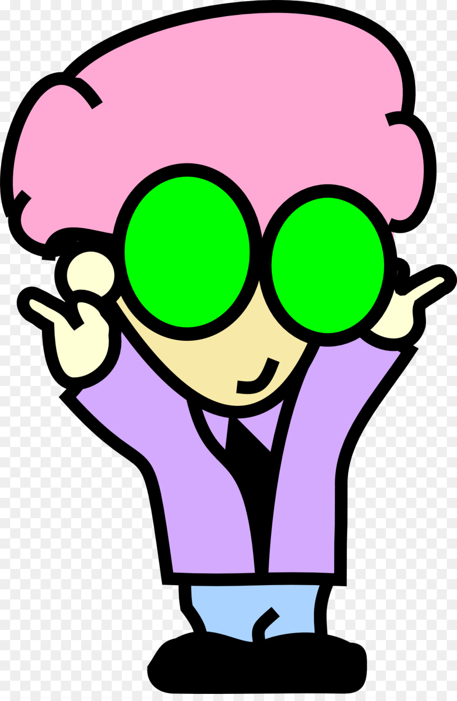 900x1380 Nerd Geek Clip Art