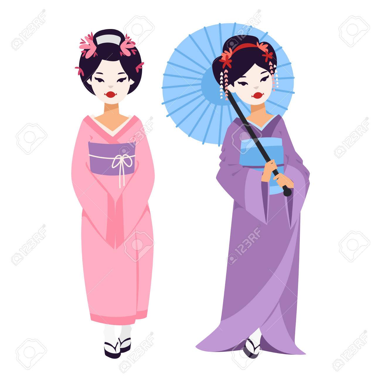 1300x1300 Geisha Clipart Kokeshi Doll 3559746