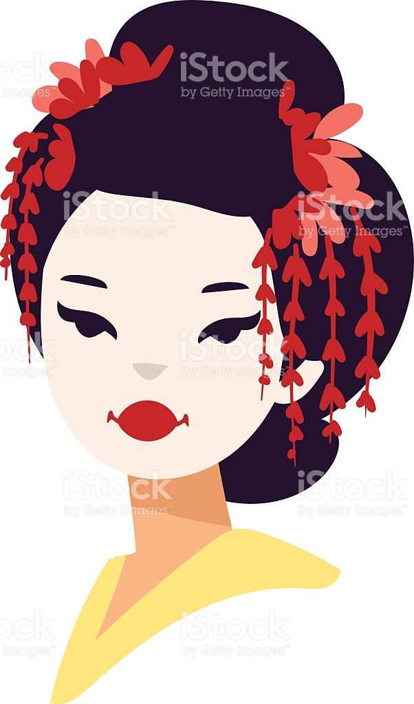 602x1024 Geisha Clipart Indian