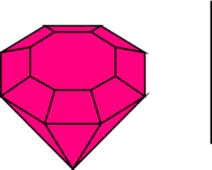 299x240 Pink Gem 1 Clip Art