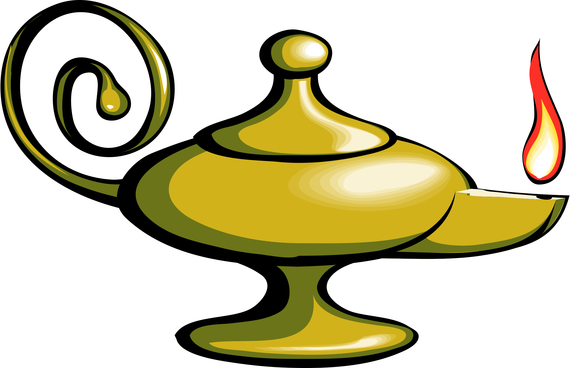 2400x1550 Aladdin Genie Lamp Clip Art