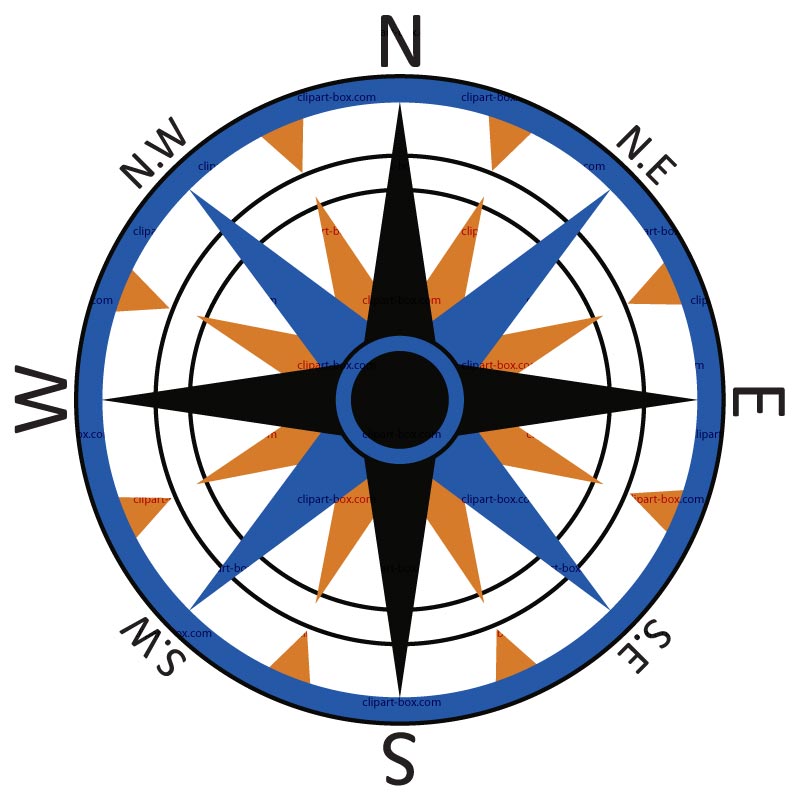 800x800 Compass Clipart 2 Clipartix