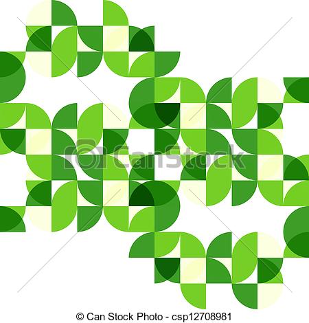 450x470 Green Modern Geometric Abstract Background. Green Circles