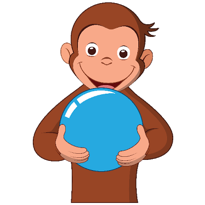 400x400 Clipart Curious George