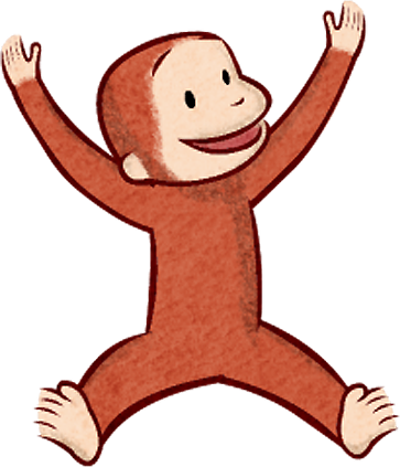 363x423 Free Curious George Clipart