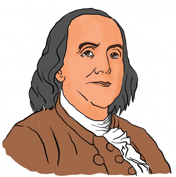 611x615 Benjamin Franklin Clipart