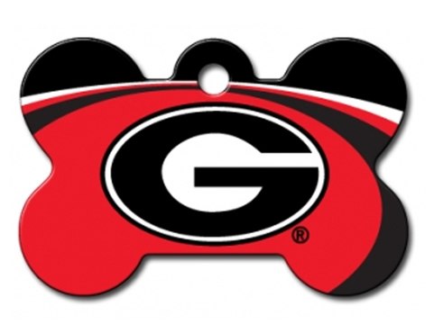 481x360 Georgia Bulldogs Engraved Pet Id Tag