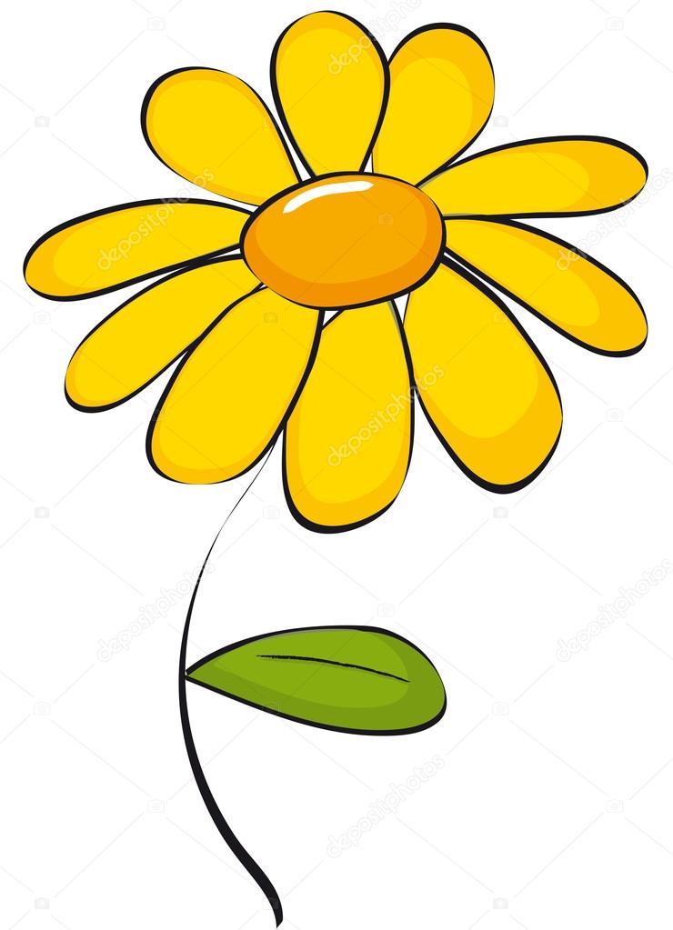 740x1023 Daisy Clipart Orange