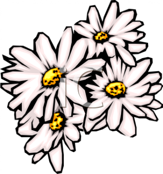 327x350 Gerbera Daisy Bouquet Clipart