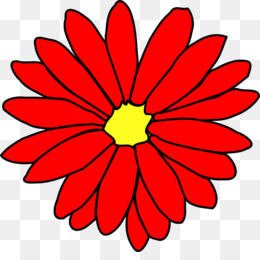 260x260 Free Download Red Flower Clip Art