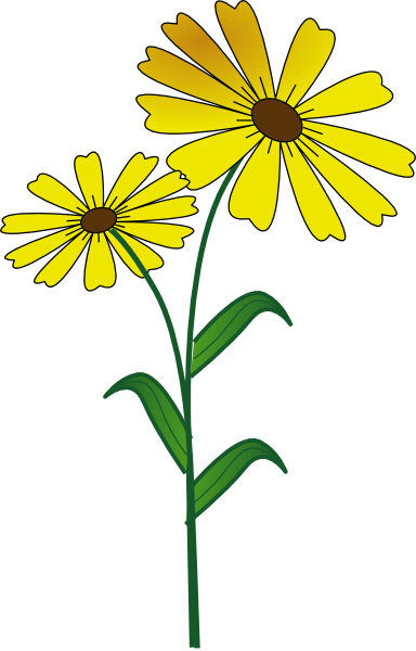 384x600 Top 71 Daisy Clip Art