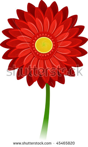 283x470 Daisy Clipart Red