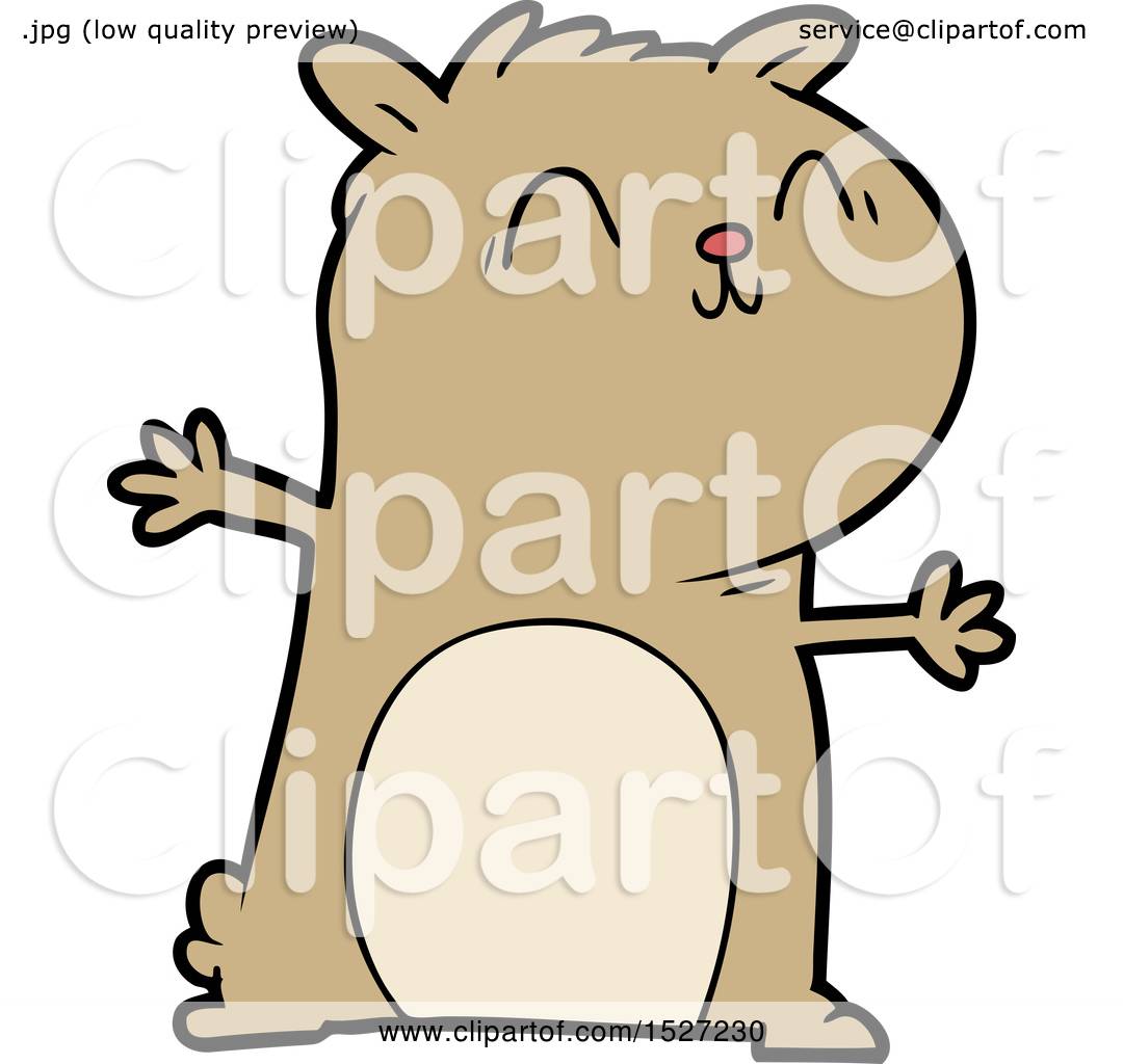 1080x1024 Cartoon Gerbil By Lineartestpilot