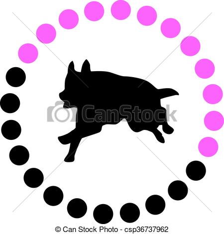 450x470 German Shepherd Clip Art Vector