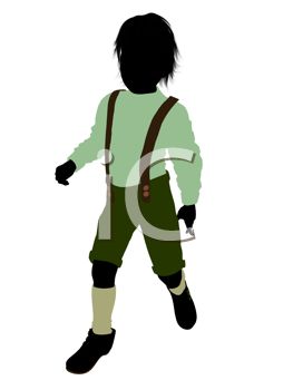263x350 Clipart Illustration Of A Boy Wearing Lederhosen