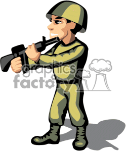 249x299 Military Cartoon Clipart