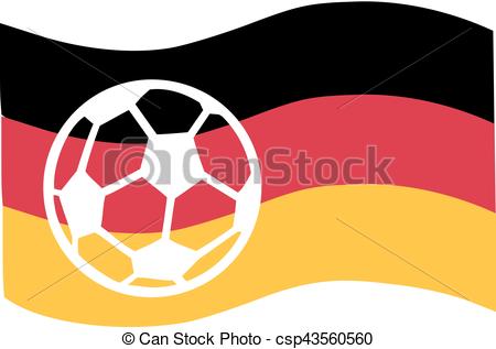 450x317 Germany Flag With Soccer Ball.