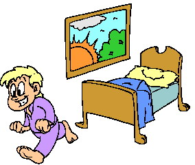 284x240 Waking Up Clip Art
