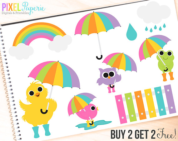 570x452 Spring Clip Art Clipart Rain Rainy Day Umbrella