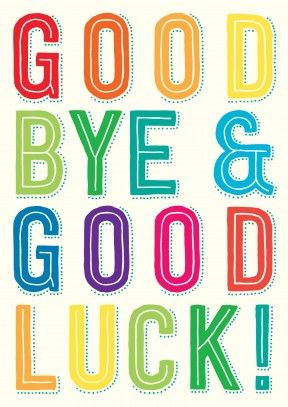 288x407 Goodbye And Good Luck Clipart