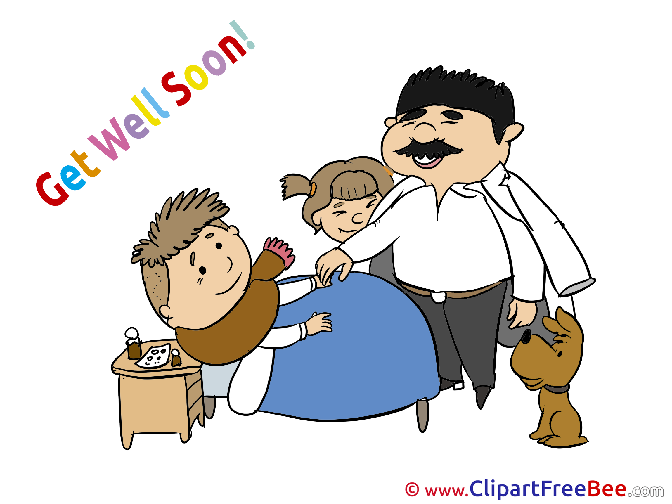 Get Well Soon Clipart Free At Getdrawings 