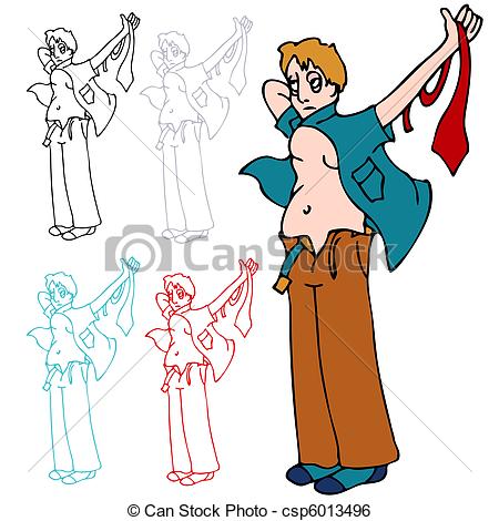 450x470 Extremely Ideas Getting Dressed Clipart An Image Of A Tired