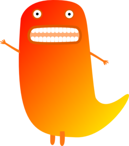 264x299 Collection Of Orange Ghost Clipart High Quality, Free