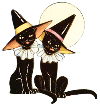 354x382 Black Cat Clipart Black Ghost