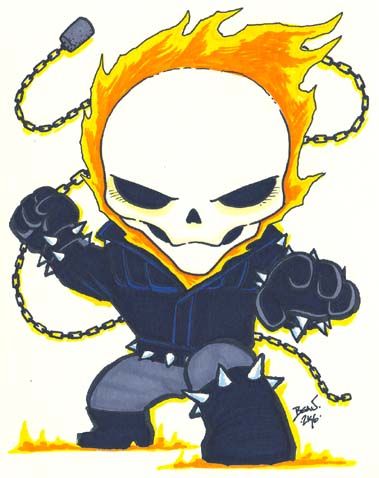 379x478 Ghost Rider Clipart Mini