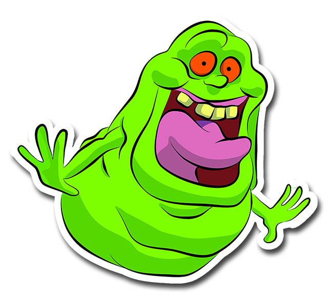 640x582 Ghostbusters Slimer Sticker Chiliprint