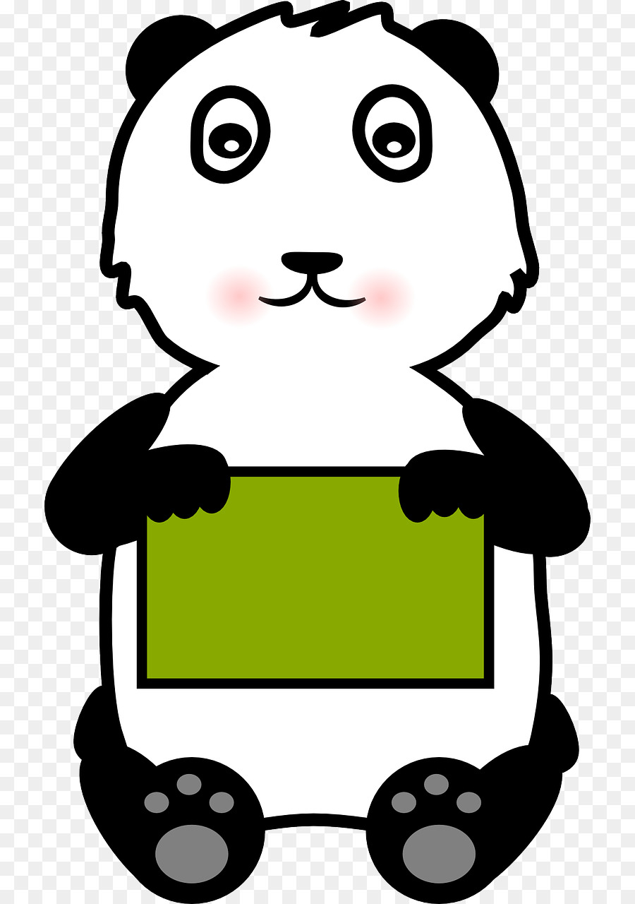 900x1280 Giant Panda Bear Clip Art