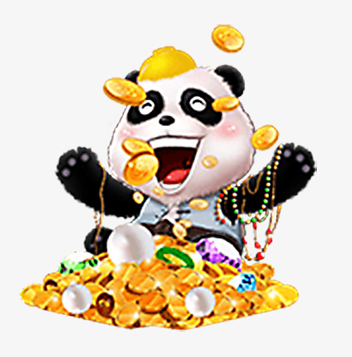 500x507 Treasure Happy Panda, Treasure, Happy, Giant Panda Png Image