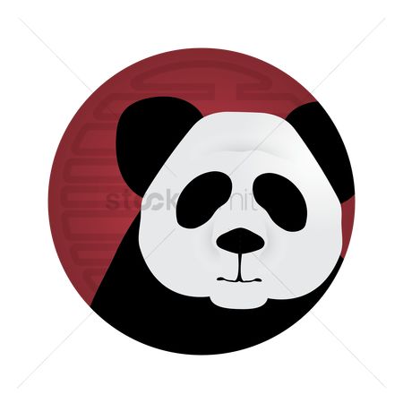 450x450 Free Giant Panda Head Stock Vectors Stockunlimited