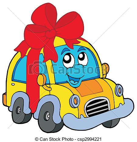 450x466 Car Gift On White Background