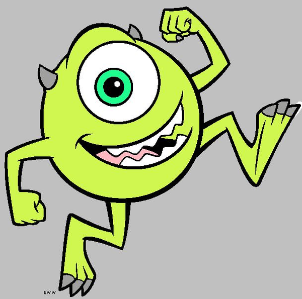 600x595 Monsters Inc Clipart Free Images