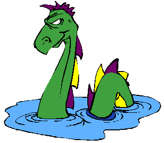 338x294 Sea Monster Clipart